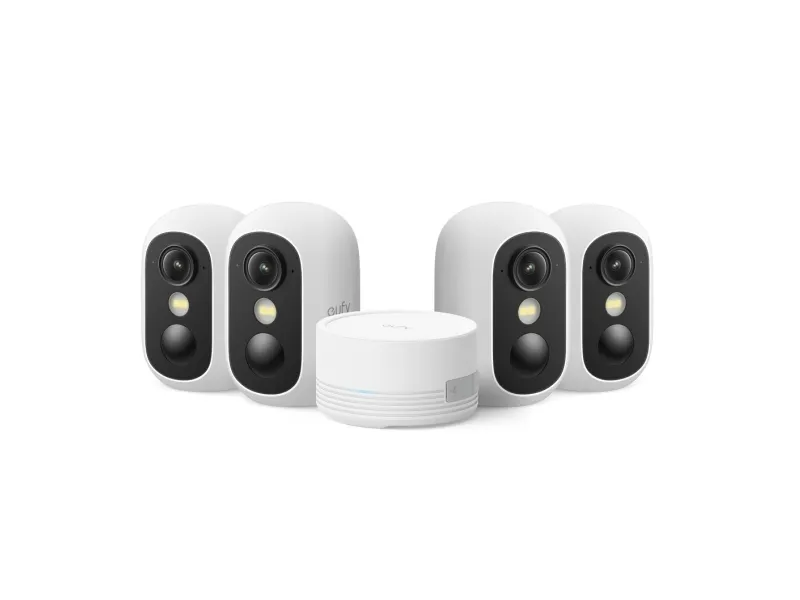 Anker - Eufy eufyCam C35 4-Cam Kit – White - Gratis frakt v:9967138
