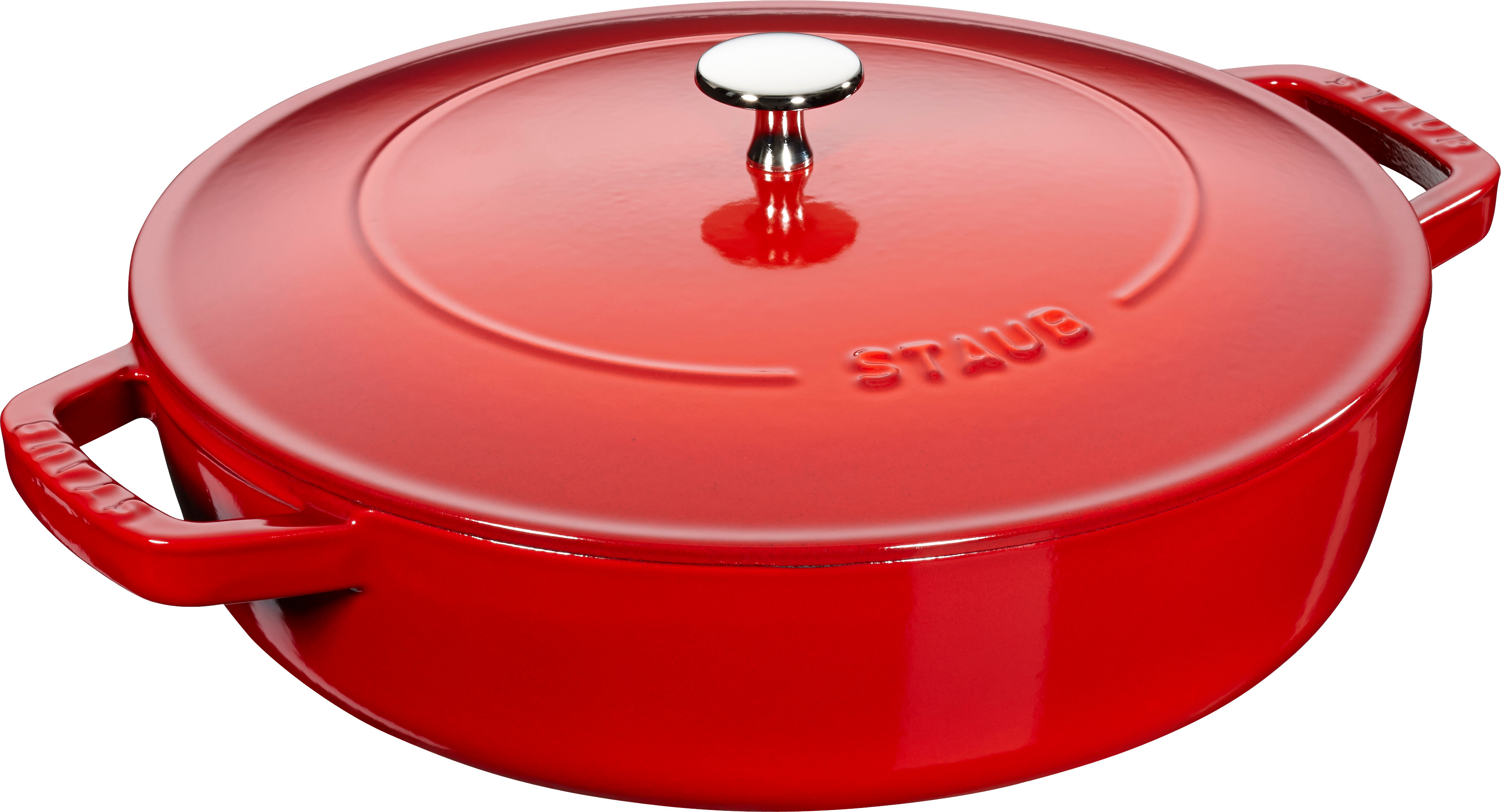 Staub - Saute Pan Chistera - Cherry - 28 cm - Gratis frakt v:2818832