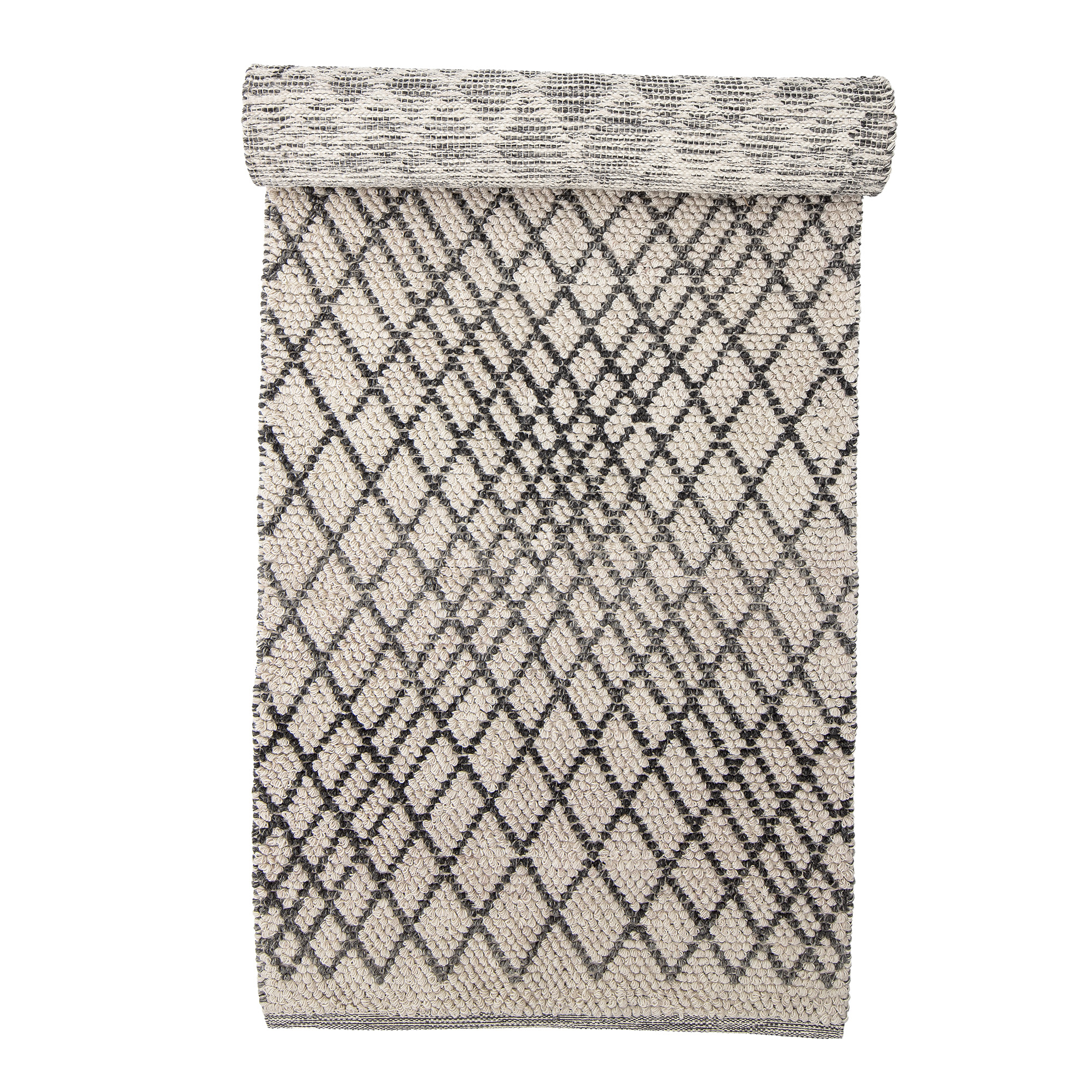 Bloomingville – Kaya Rug – Grey – Wool – Gratis frakt v:4036316