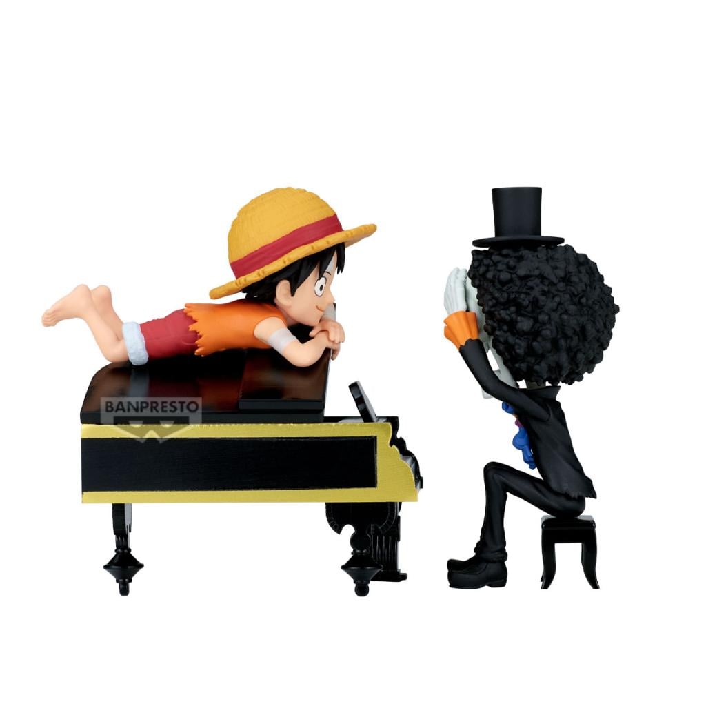 Banpresto – One Piece – Monkey D. Luffy & Brook (Collectable Figure Log Stories) – Gratis frakt v:1787014 Banpresto – One Piece – Monkey D. Luffy & Brook (Collectable Figure Log Stories) – Gratis frakt v:1787014
