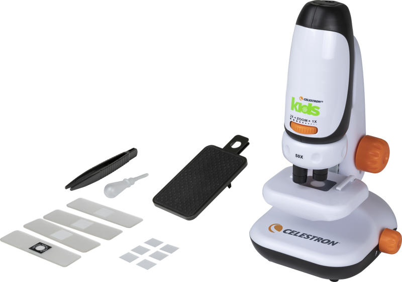 Celestron - Kids Microscope with Phone Adapter v:1096875