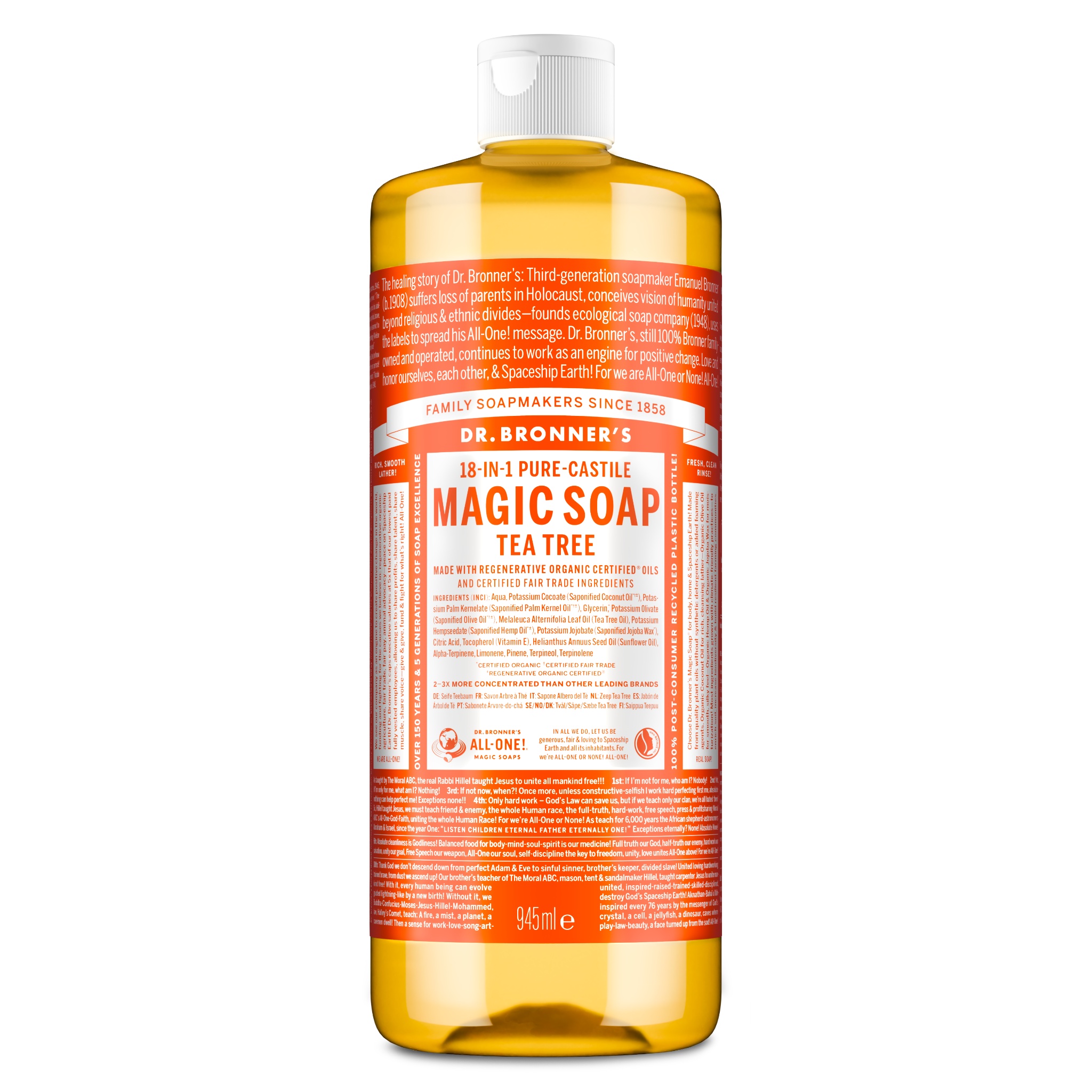 Dr. Bronner's - Magic Soap Tea Tree 945 ml - 945 v:6332243