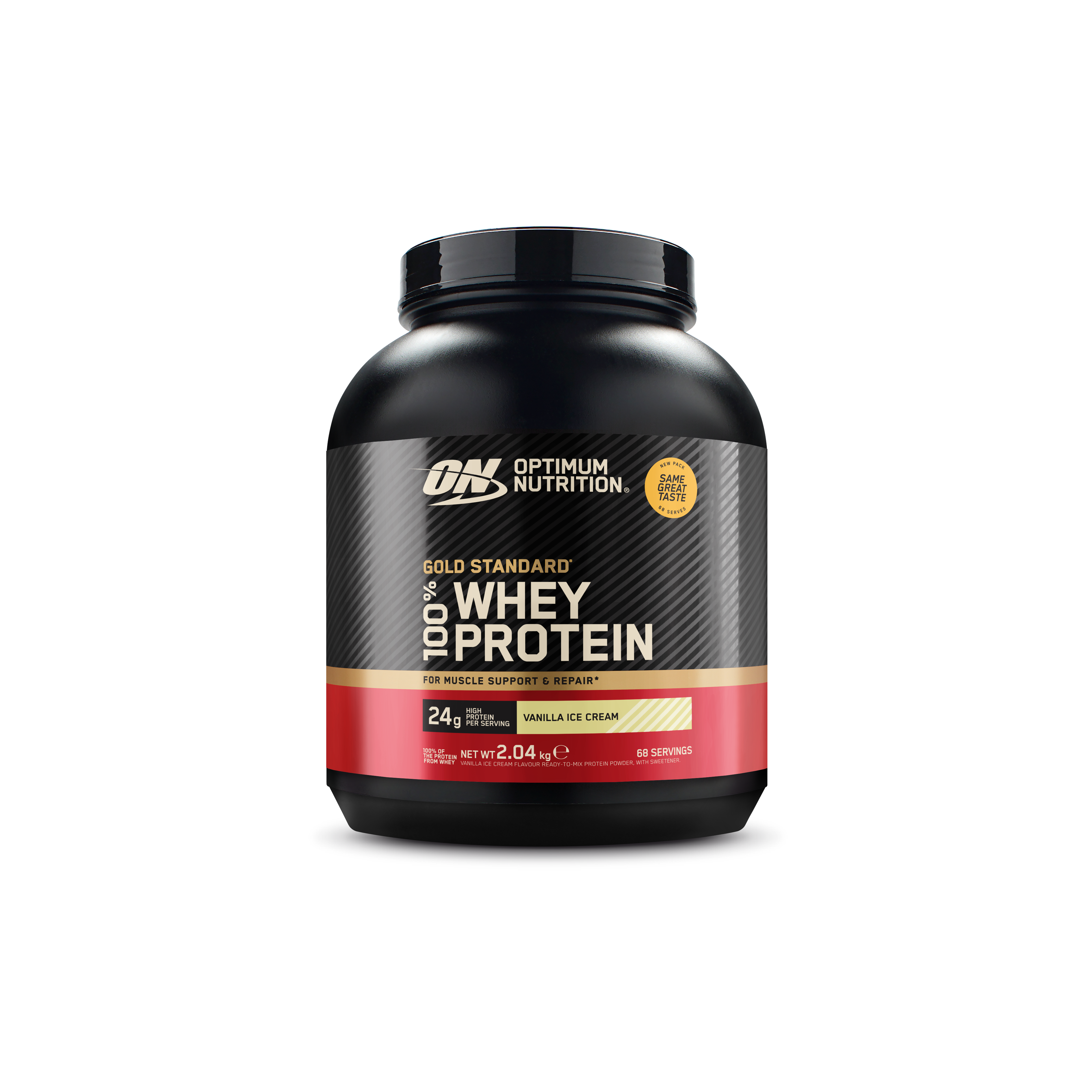 Optimum Nutrition – Gold Standard 100% – Vanilla Ice Cream 2040 g – Gratis frakt v:1175344