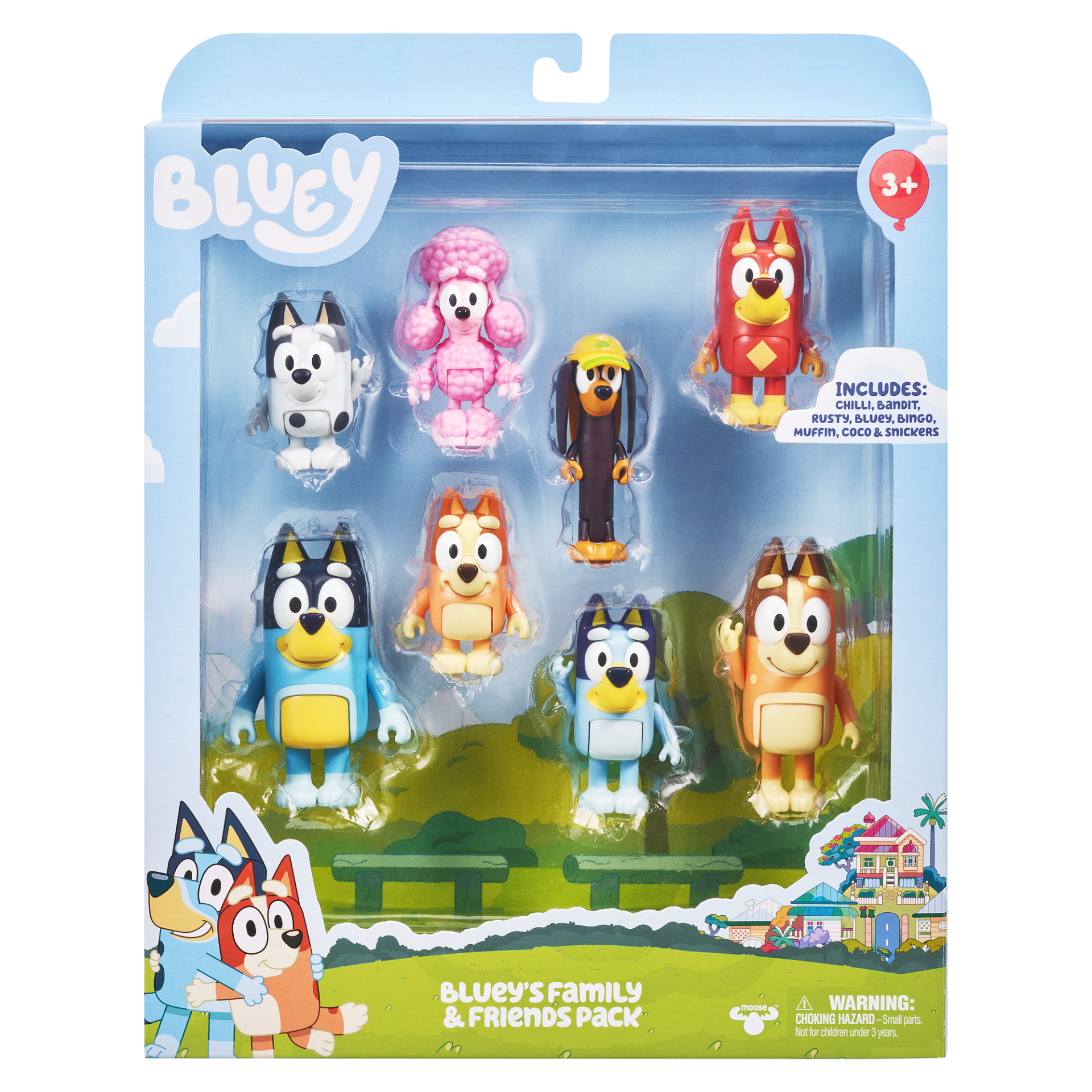 Bluey – 8 Figures Multipack – S3 assorted (90128) v:1827361 Bluey – 8 Figures Multipack – S3 assorted (90128) v:1827361