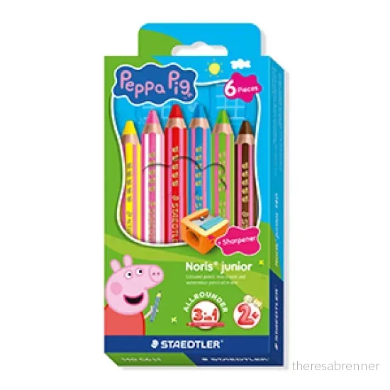 Staedtler – Peppa Pig Colouring Pencils – 6 pcs ass (140 C6 L1) v:2242305