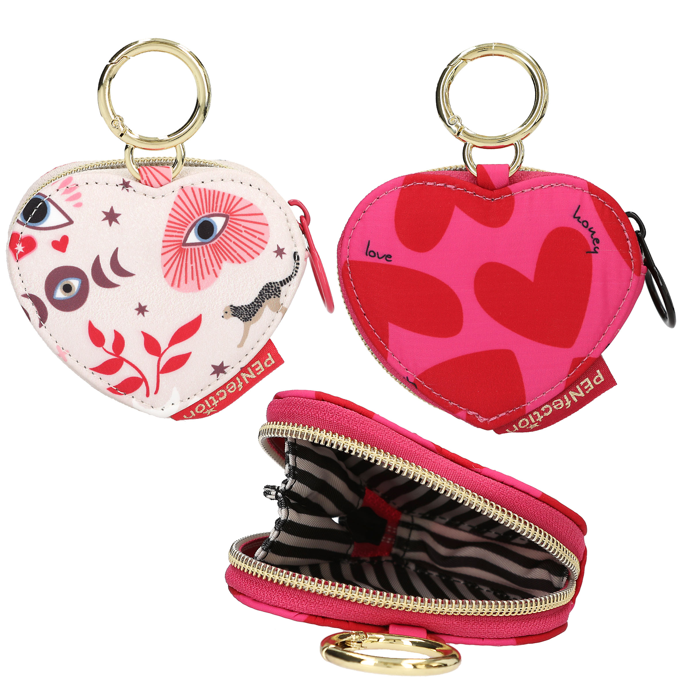 Zebra Trends – PENfection Hjerteformet Lommebok – m/karabin v:5950695 Zebra Trends – PENfection Hjerteformet Lommebok – m/karabin v:5950695