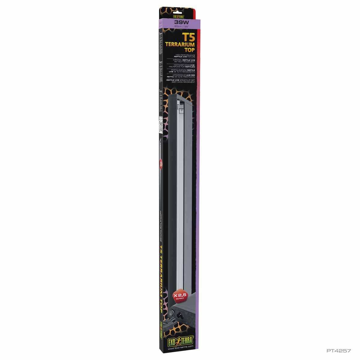 Exo Terra – T5 Terrarium Top Reptile UVB Fixture – 90cm / 35" / 39W – Gratis frakt v:5909322 Exo Terra – T5 Terrarium Top Reptile UVB Fixture – 90cm / 35" / 39W – Gratis frakt v:5909322