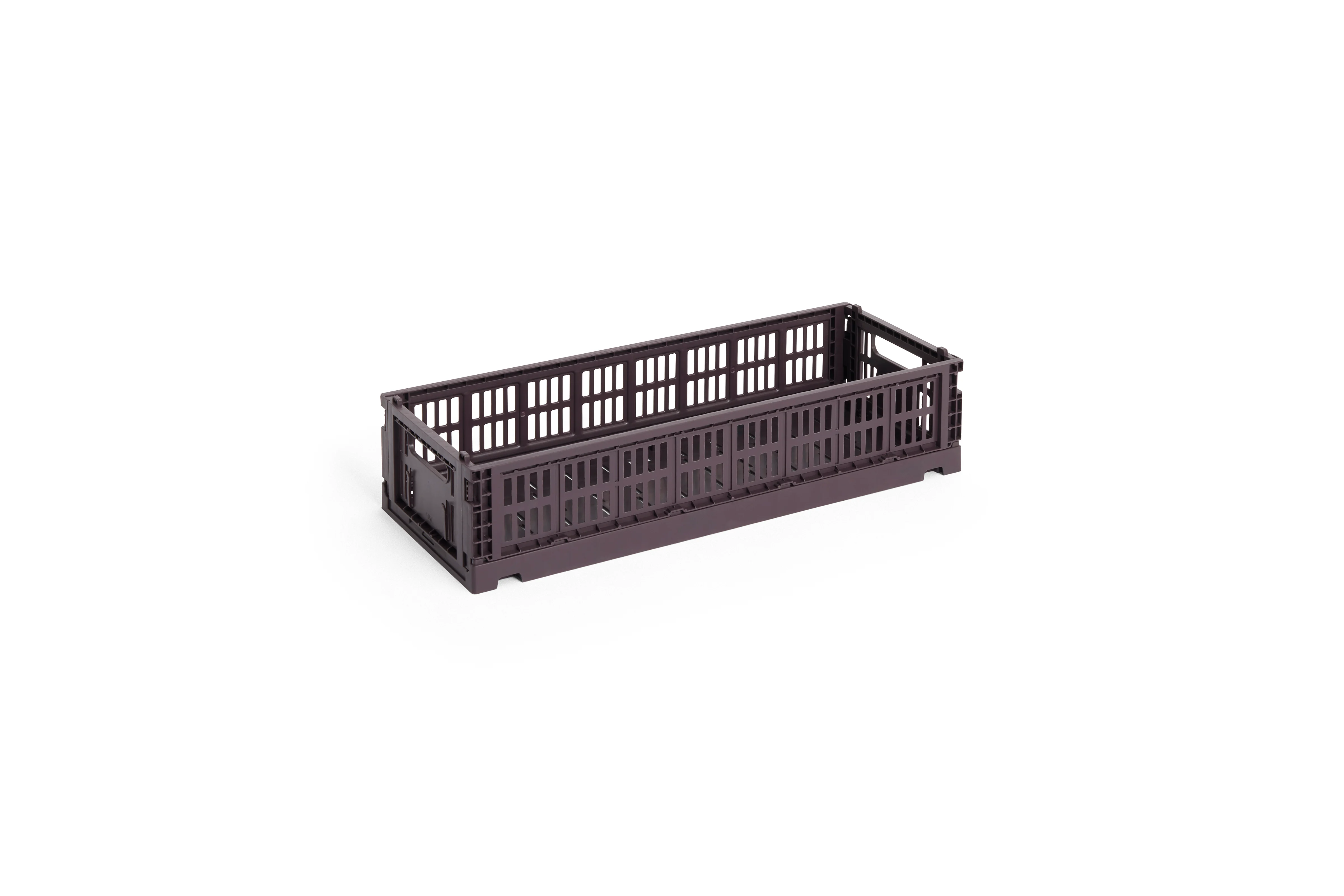 HAY - Colour Crate Mini Oblong Oppbevaringsboks (Bordeaux) - Bordeaux v:2263561
