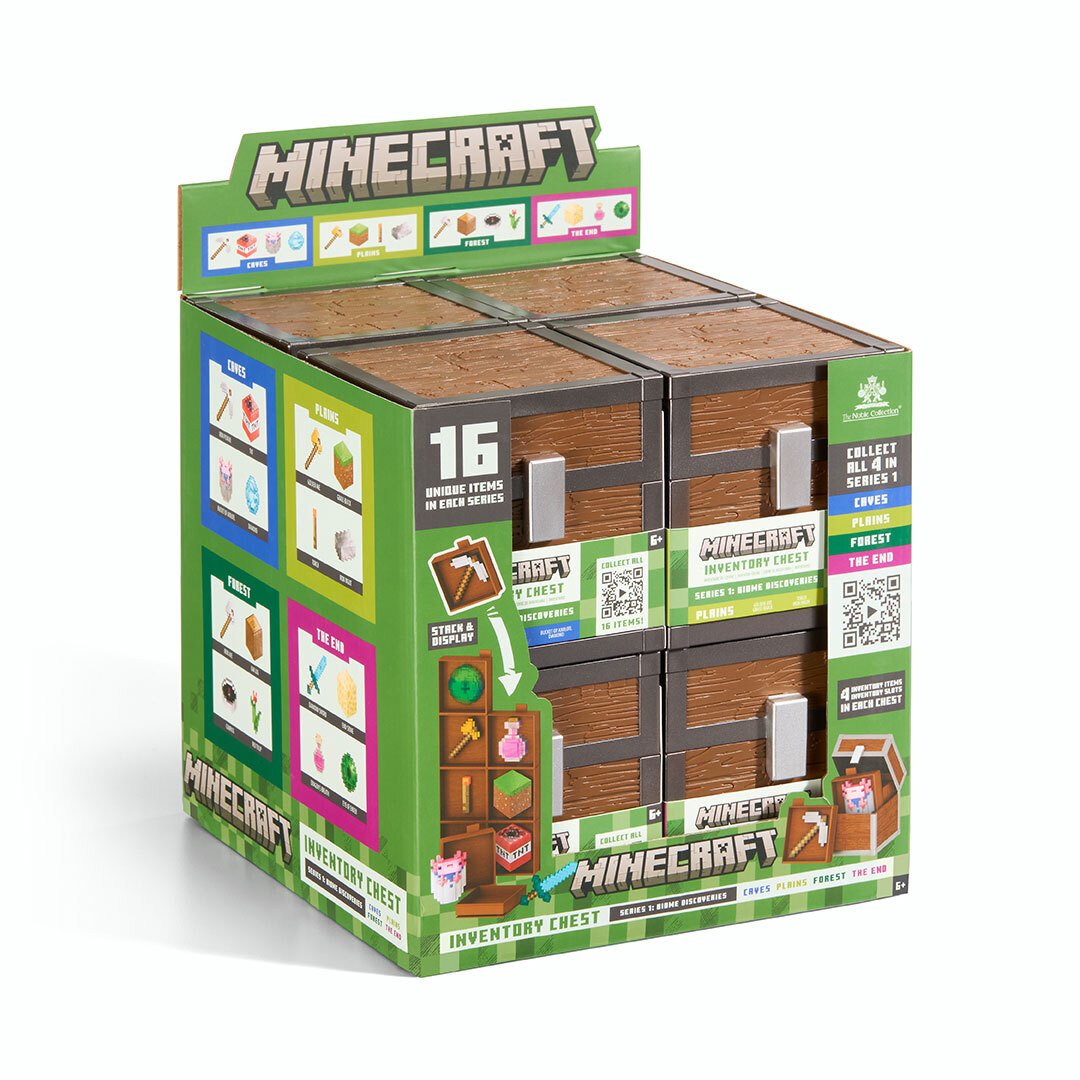 Noble Collection – Minecraft – Loot Chest (Assortment of 8 chests) – Gratis frakt v:8294423