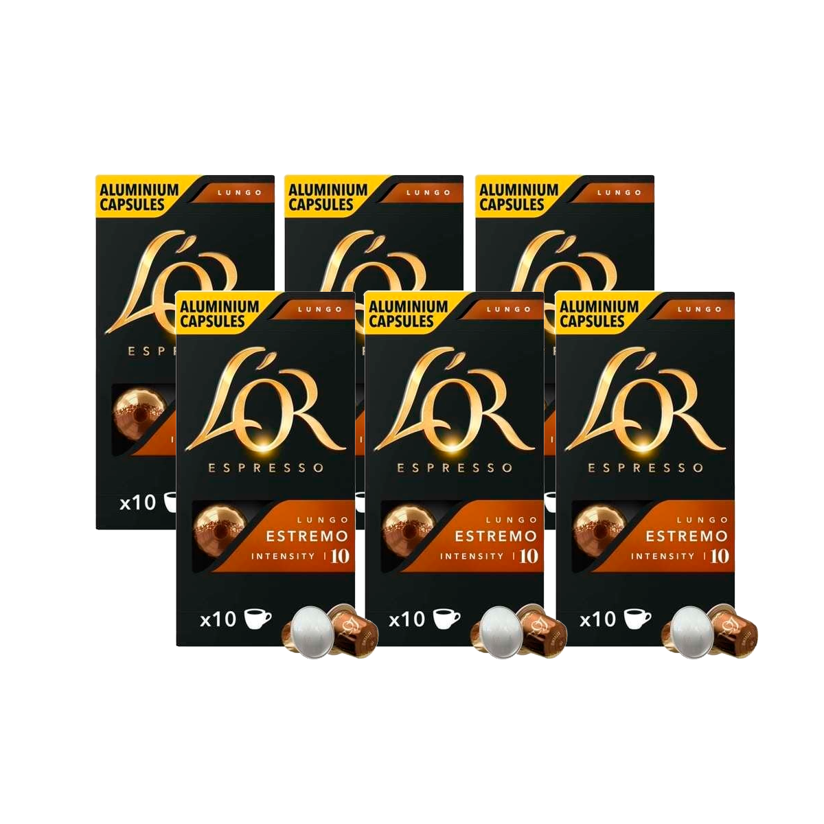 L'OR Capsules - Lungo Estremo - 6 Bags - Bundle v:8175073