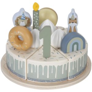Little Dutch – Wooden birthday cake – blue (LD8016) v:7743608