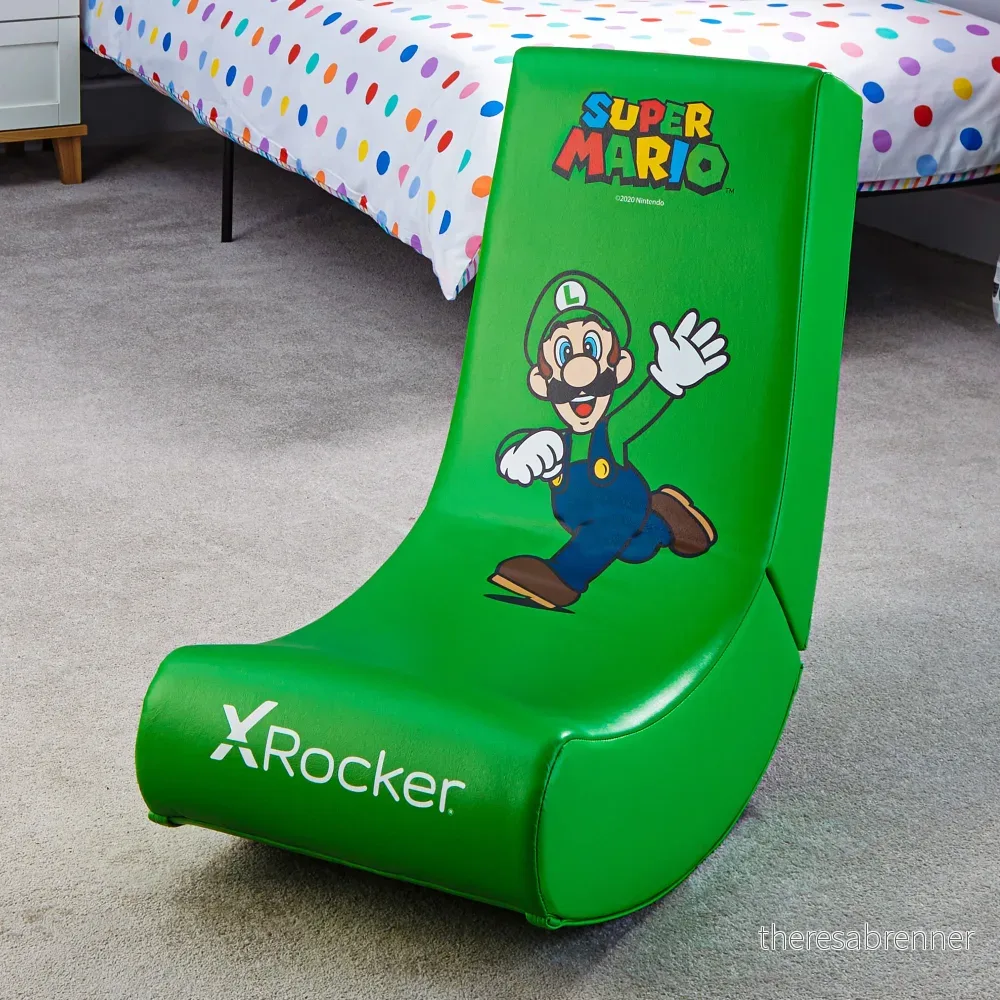 X-Rocker – Nintendo Video Rocker – Super Mario ALL-STAR Collection – Luigi – Gratis frakt v:2571568 X-Rocker – Nintendo Video Rocker – Super Mario ALL-STAR Collection – Luigi – Gratis frakt v:2571568
