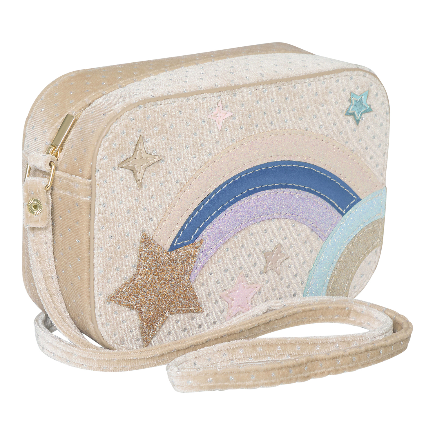 Mimi & Lula – Cross Body Bag – Celestial Star Celeste – Beige v:5018016