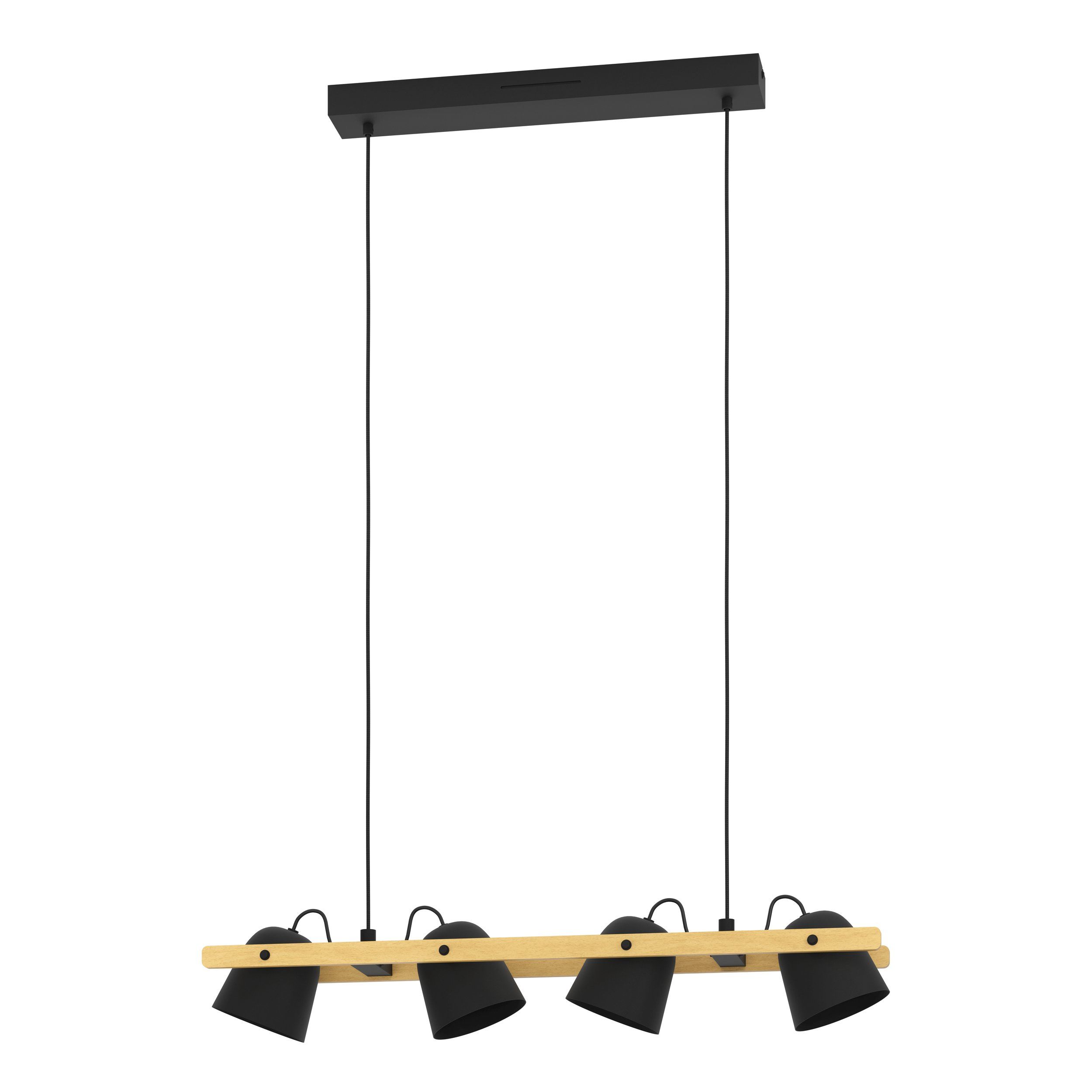 EGLO Hornwood-Z Smart pendellampe – Tre & Sort – RGB + Tunable White – 78 cm – Zigbee & Bluetooth - Gratis frakt v:3664742