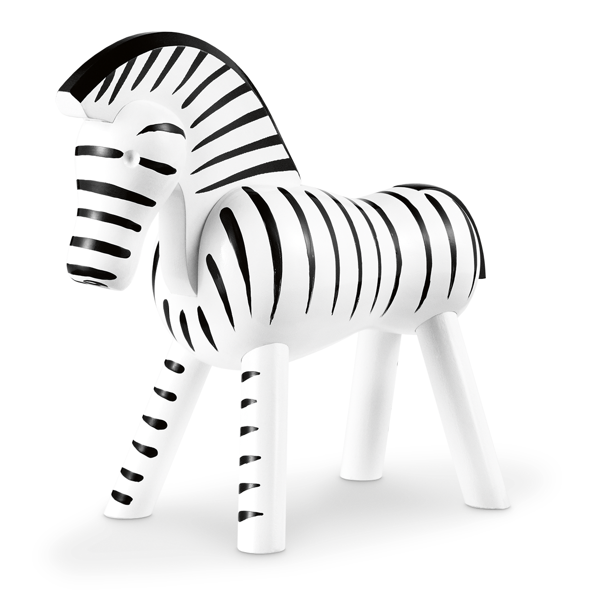 Kay Bojesen - Zebra - Svart & Hvit - Gratis frakt v:1381111