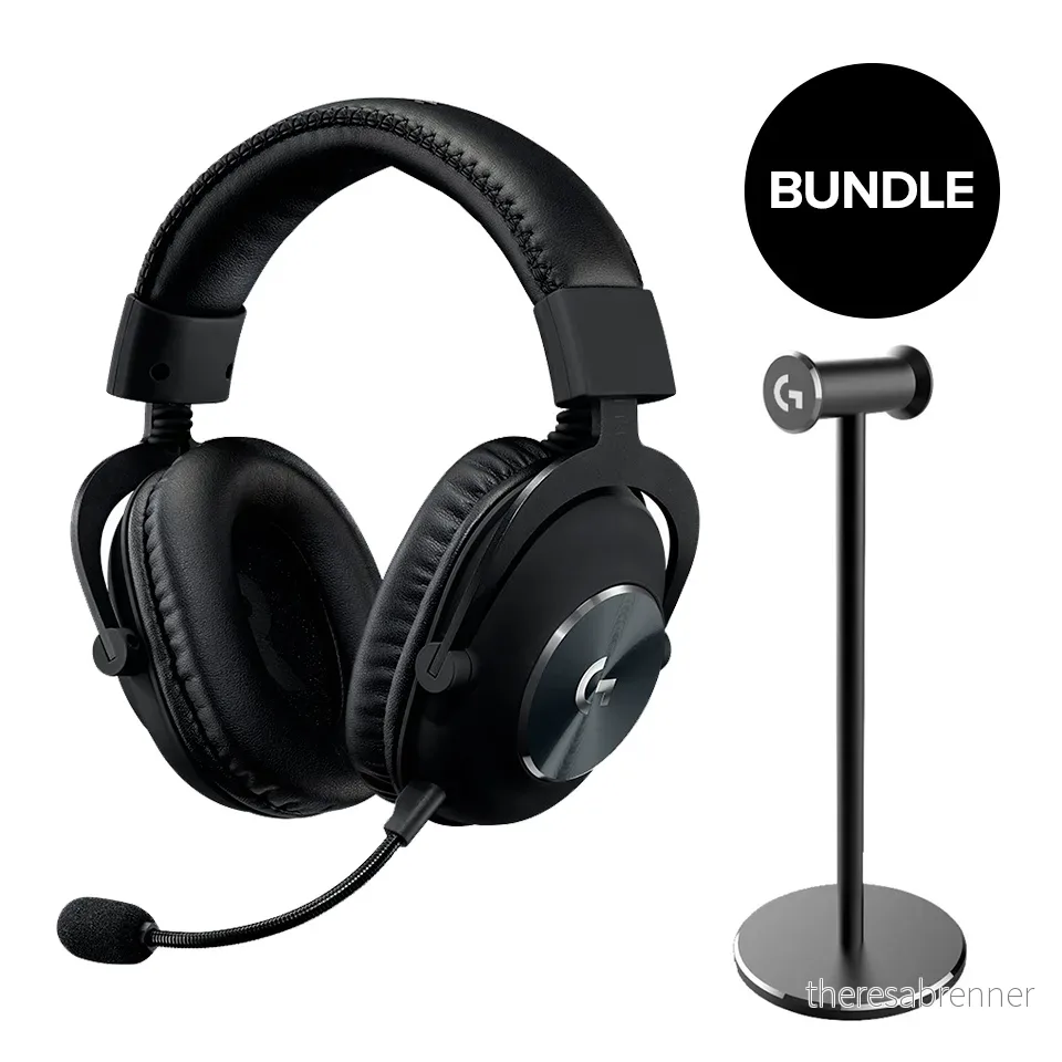 Logitech - PRO X Gaming Headset + HEADSET Stand Bundle - Gratis frakt v:5356289