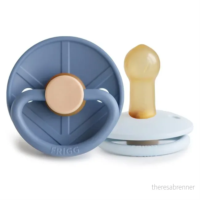 Frigg – FRIGG Little Viking Latex 2-Pack – Ocean View/Powder Blue – Size 2 v:6553644