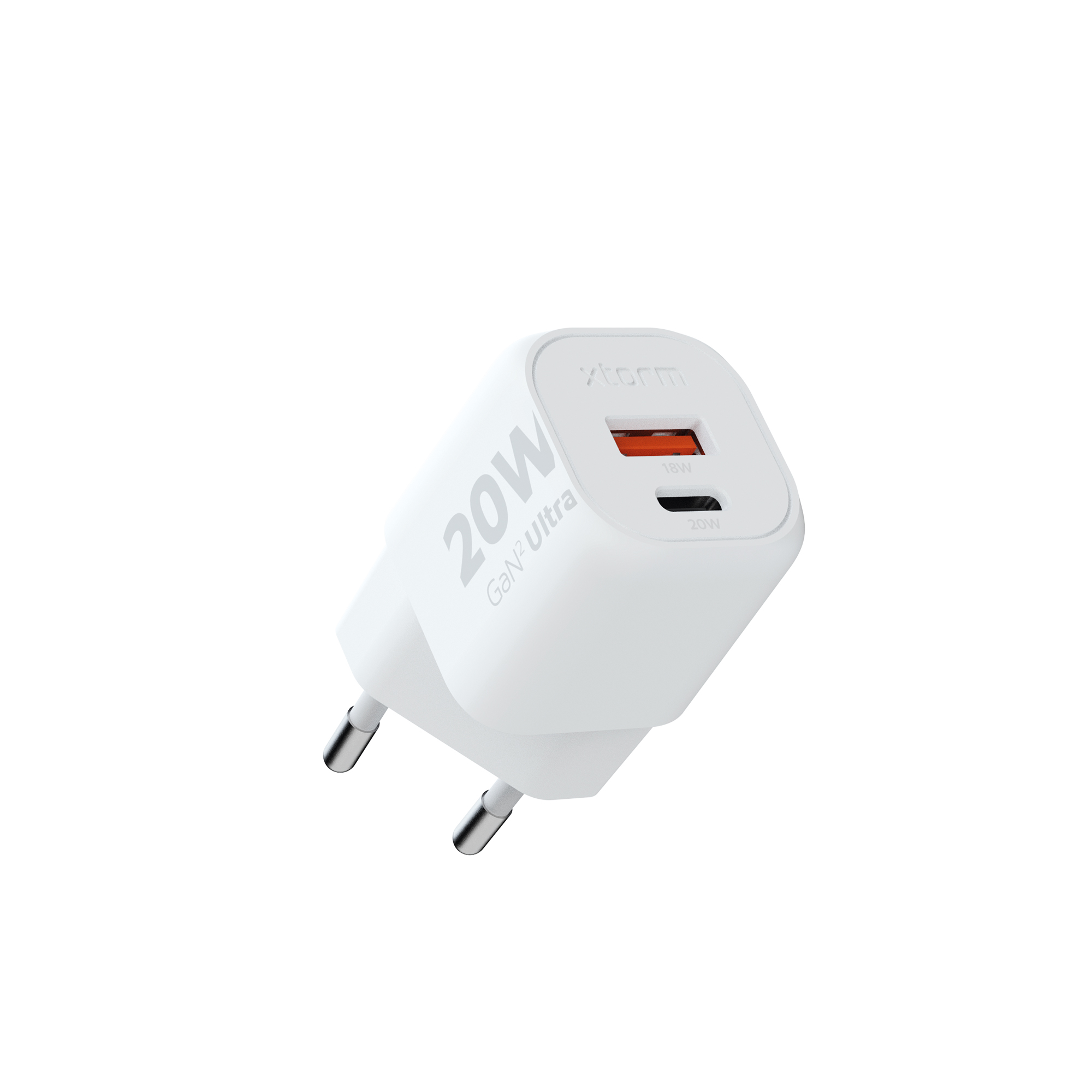 Xtorm - 20W GaN2 Ultra Home Charger USB-C PD/USB-A White v:9102806
