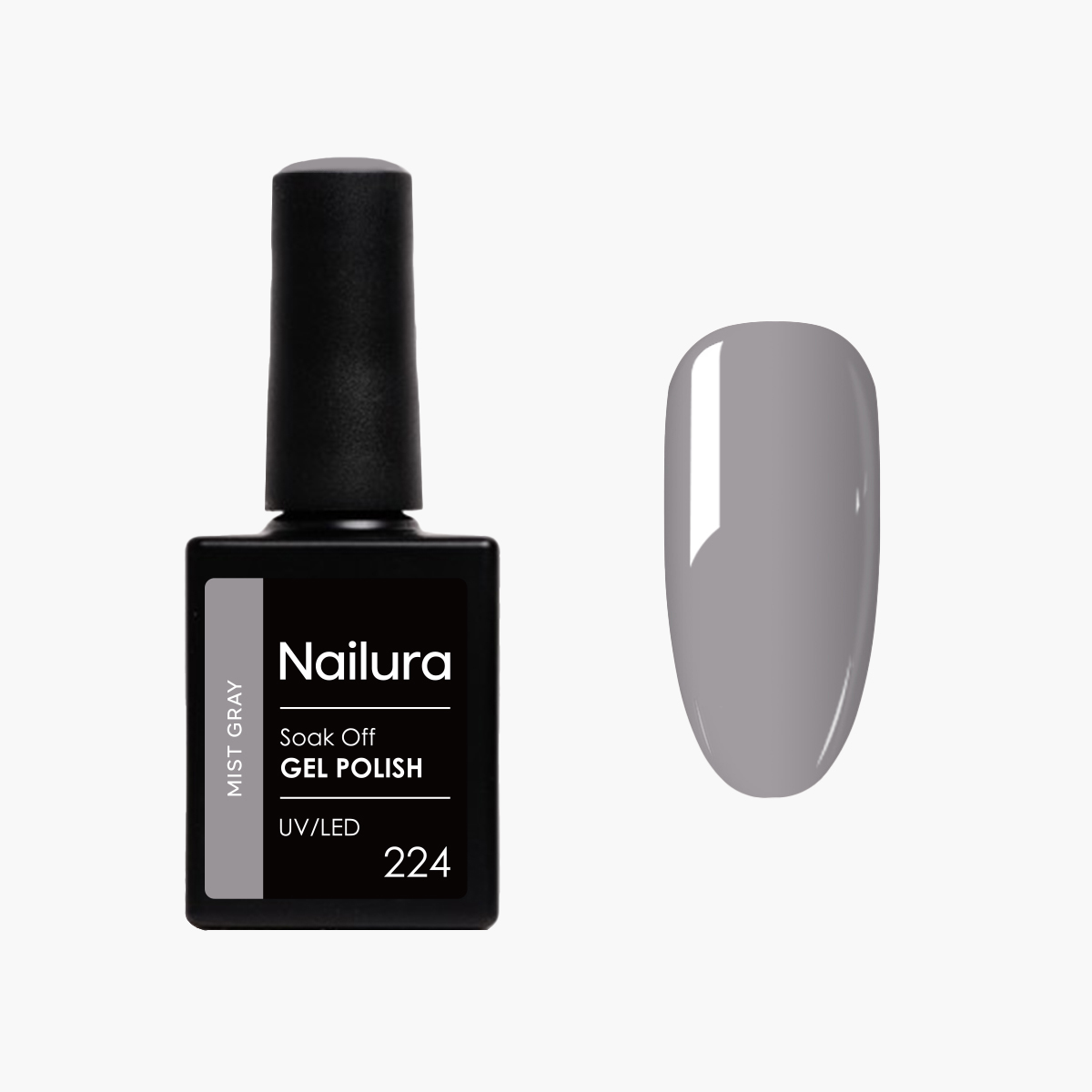 Nailura – Gel Polish 224 – Mist Gray – 10 ml – Mist Gray v:7029457 Nailura – Gel Polish 224 – Mist Gray – 10 ml – Mist Gray v:7029457