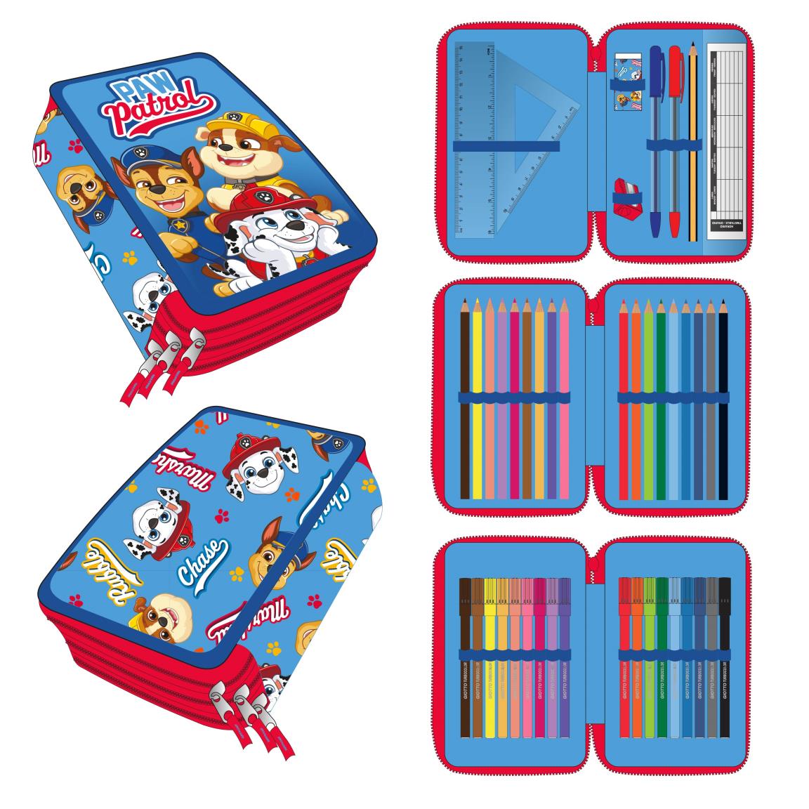 Cerda – Pencil Case with Accessories – Paw Patrol (I-2700002293) v:3905669 Cerda – Pencil Case with Accessories – Paw Patrol (I-2700002293) v:3905669
