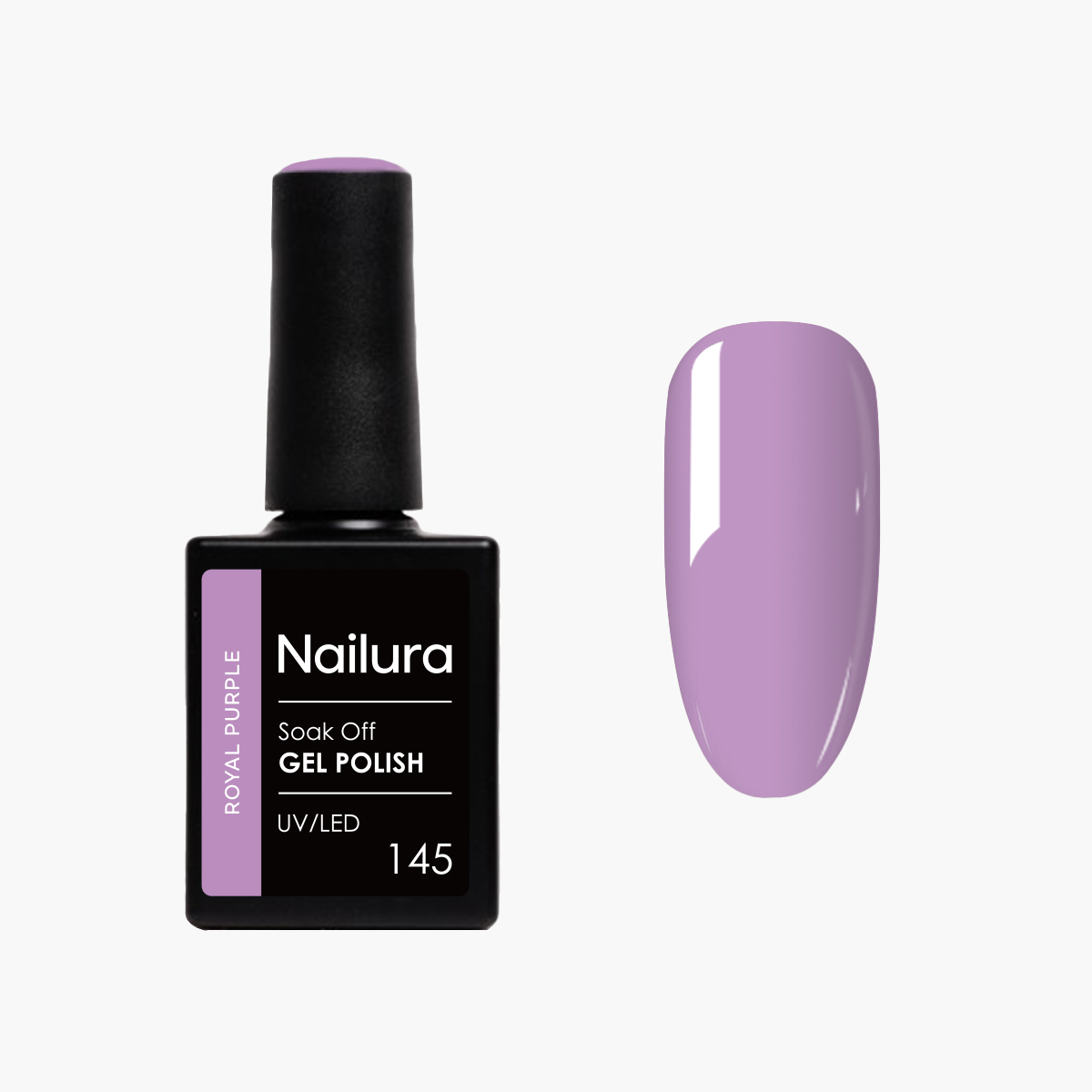 Nailura - Gel Polish 145 - Royal Purple - 10 ml - Royal Purple v:8401892