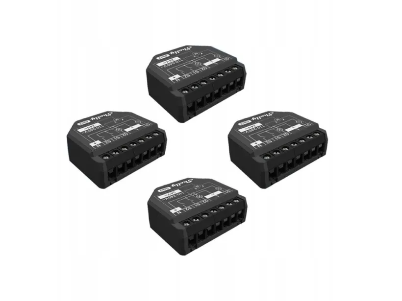 Shelly 2PM Gen3 4P – Smart dobbel relé med energimåling - Gratis frakt v:6823580