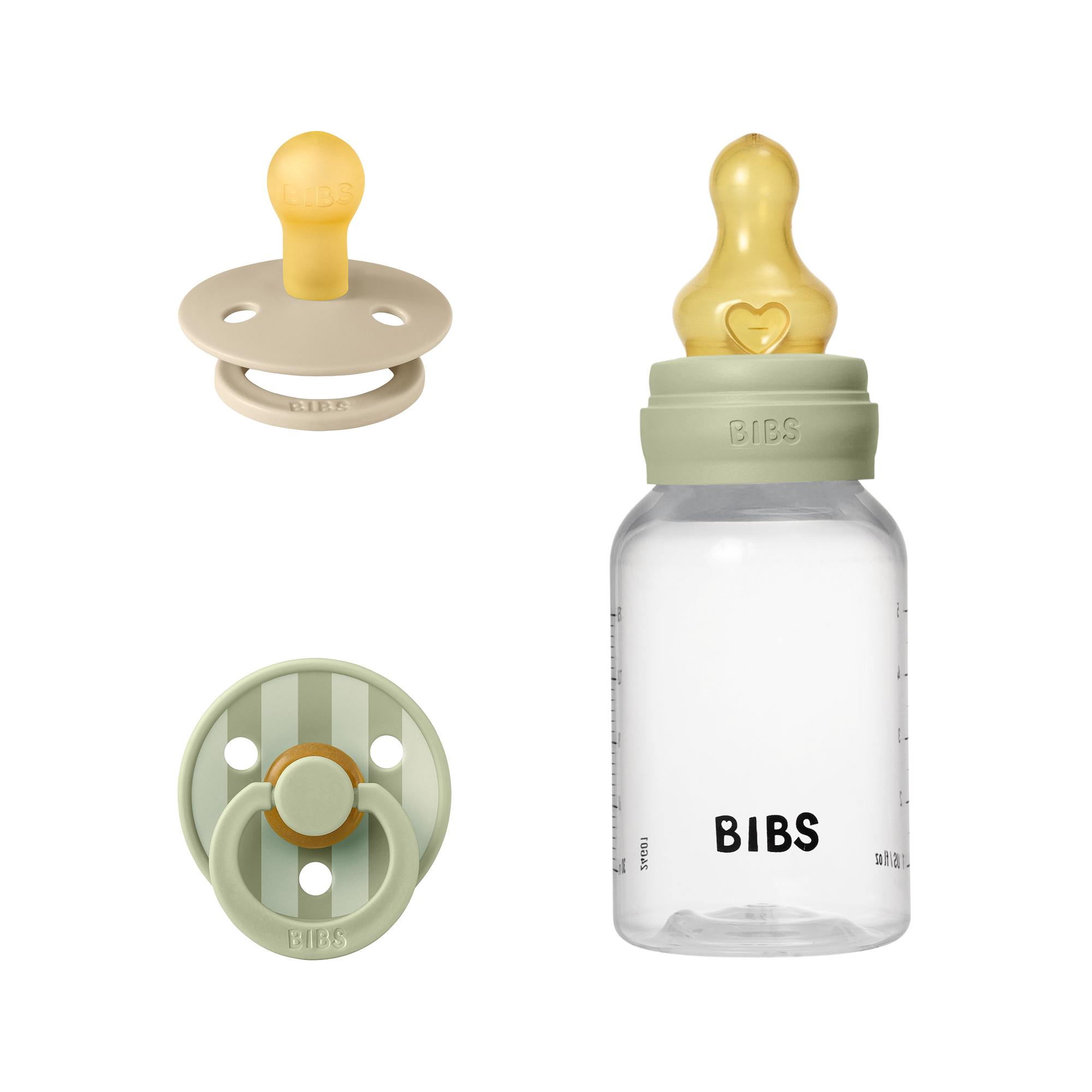 BIBS - Gift Set Baby Sprinkle - Sage - Size 1 v:6256881