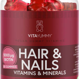 VitaYummy – Hair & Nails Vitaminer Raspberry 60 Pcs v:3039580 VitaYummy – Hair & Nails Vitaminer Raspberry 60 Pcs v:3039580