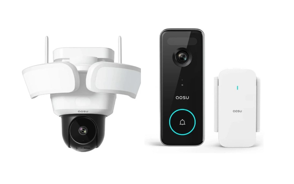 Aosu - FloodlightCam Pro + Video Doorbell Ultra - Gratis frakt v:4946081