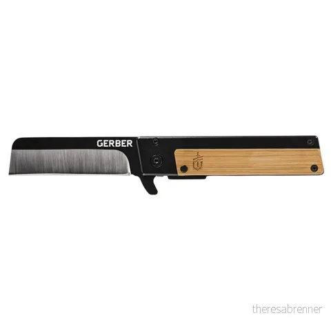 Gerber – Folding Pocket Knife Blade Length 6.86 cm Quadrant Bamboo Design 30-001669 v:9949357