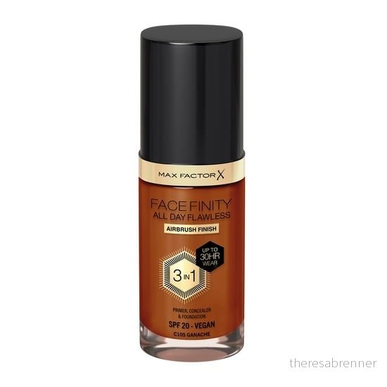 Max Factor - Facefinity All Day Flawness 3in1 Liquid Foundation - 105 Ganache - 105 Ganache v:9593752