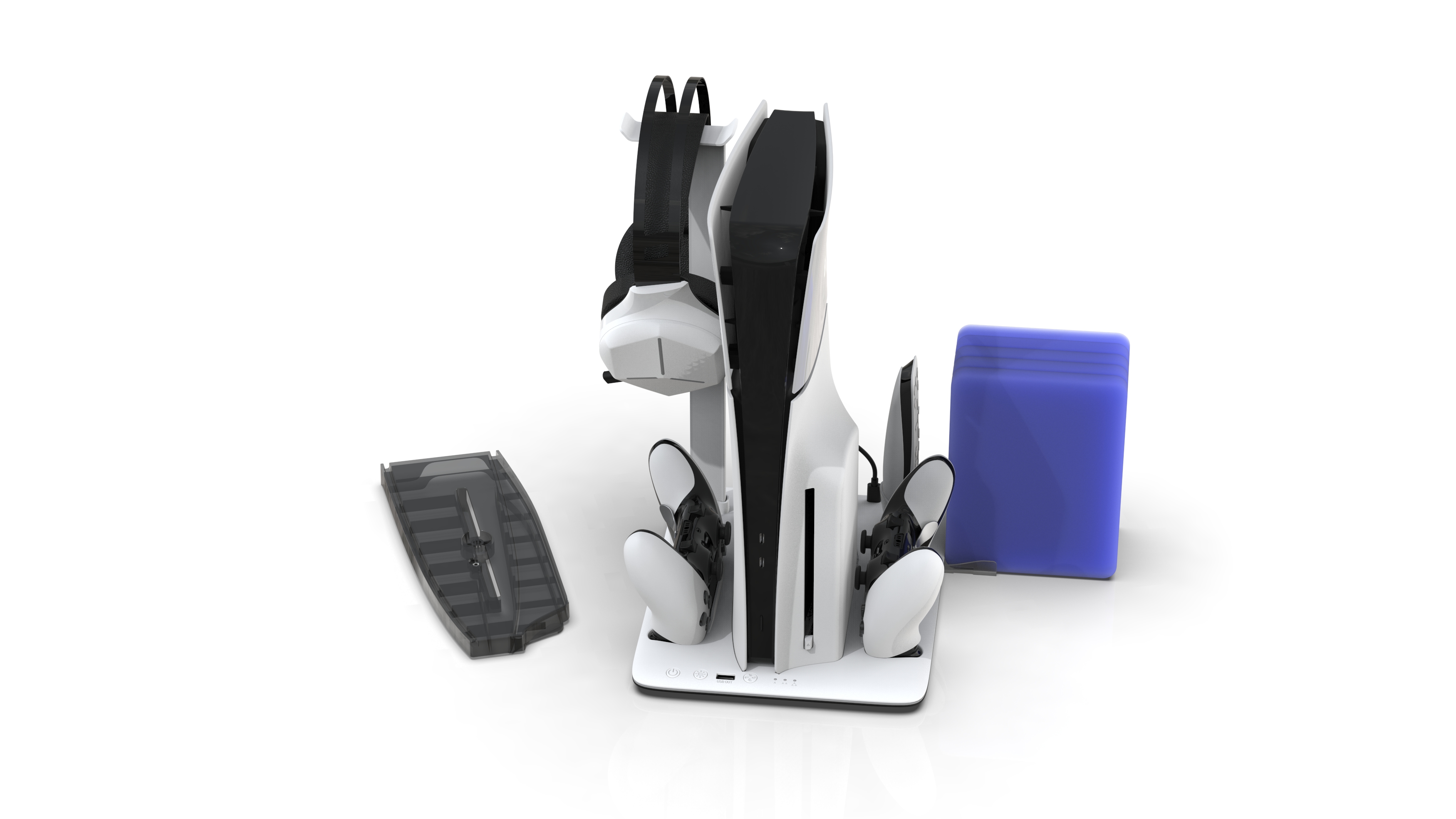 iMP Tech - DLX+LED Multi Function Charge and Cool Stand - Grey - Gratis frakt v:3137773