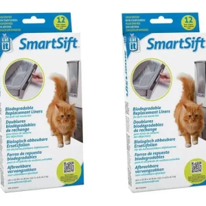 Catit – 2 x Biodegradable Replacement Liners (Bottom) Smart Sift 12St v:2267835 Catit – 2 x Biodegradable Replacement Liners (Bottom) Smart Sift 12St v:2267835