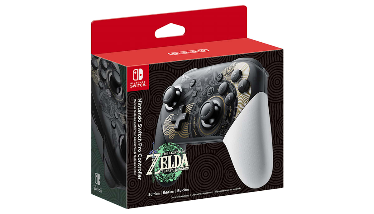 Nintendo Switch Pro Controller - Legend of Zelda: Tears of the Kingdom Edition - Gratis frakt v:9565775