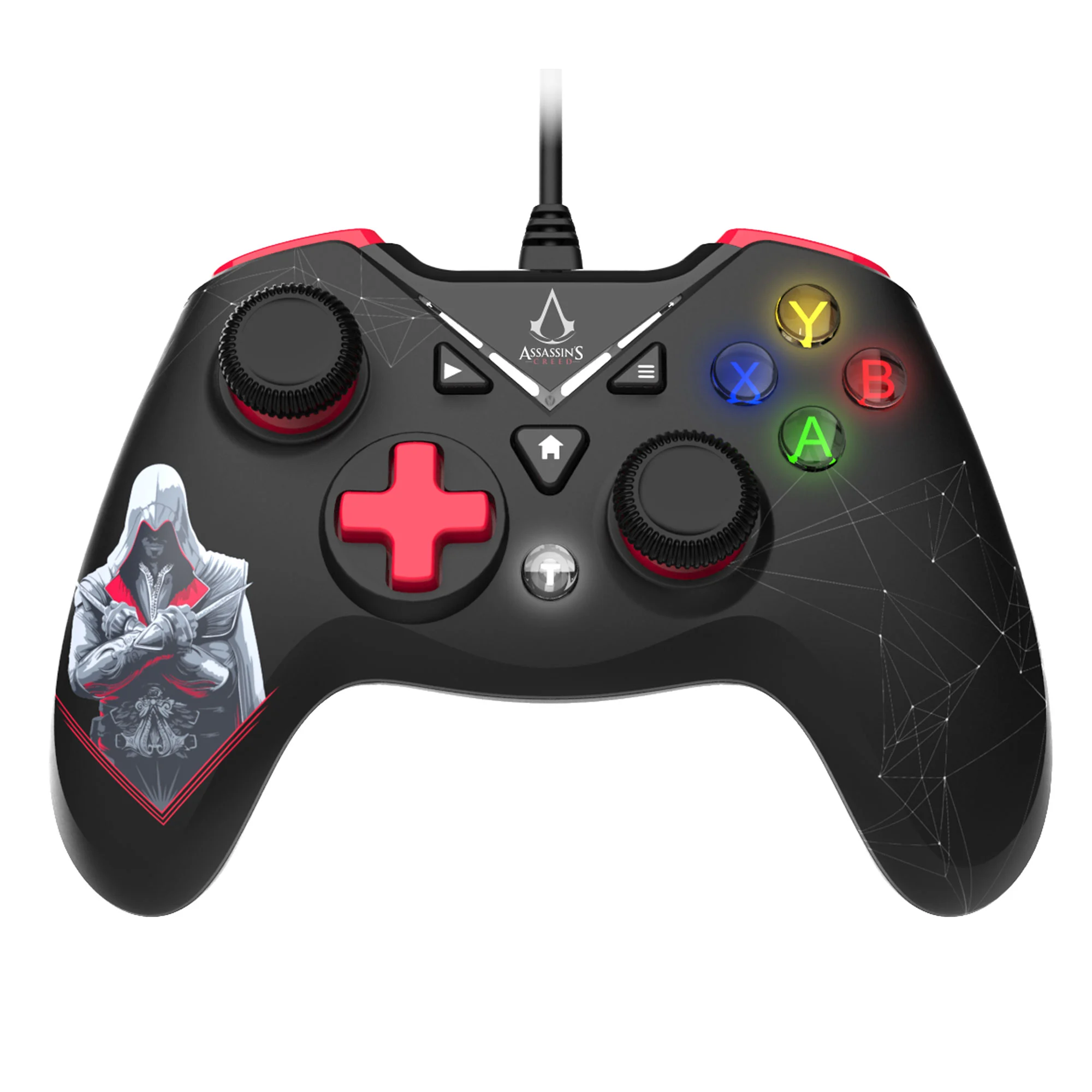 Freaks And Geeks – Assassins Creed – Wired Controller 3M Cable – PC (Black and Red) – Gratis frakt v:5245308 Freaks And Geeks – Assassins Creed – Wired Controller 3M Cable – PC (Black and Red) – Gratis frakt v:5245308