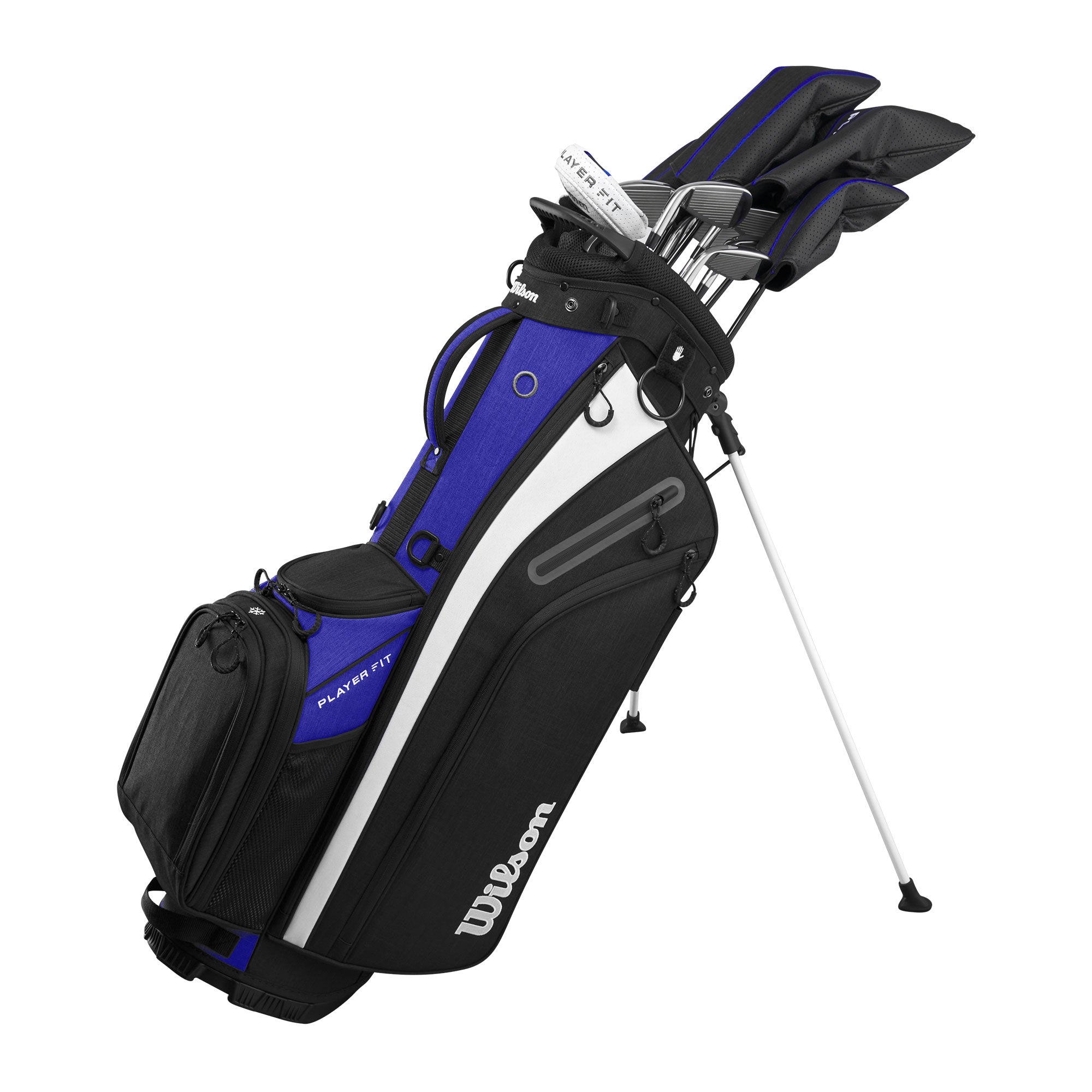 Wilson – PlayerFit Left-Handed Steel Complete Golf Set – Stand Bag – Gratis frakt v:8616939 Wilson – PlayerFit Left-Handed Steel Complete Golf Set – Stand Bag – Gratis frakt v:8616939