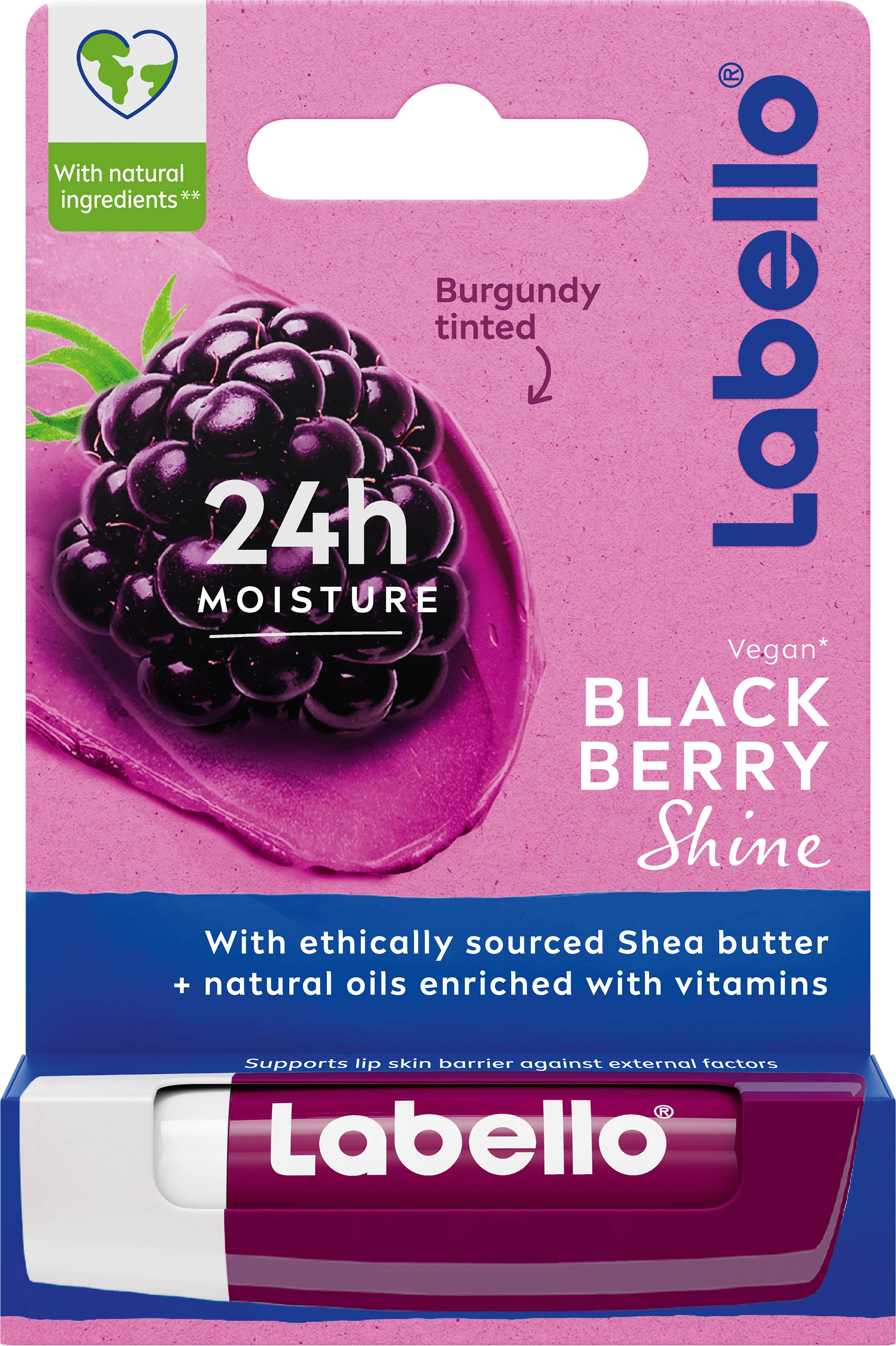 Labello - Blackberry Shine - Berry-tinted - 4.8g v:2750622
