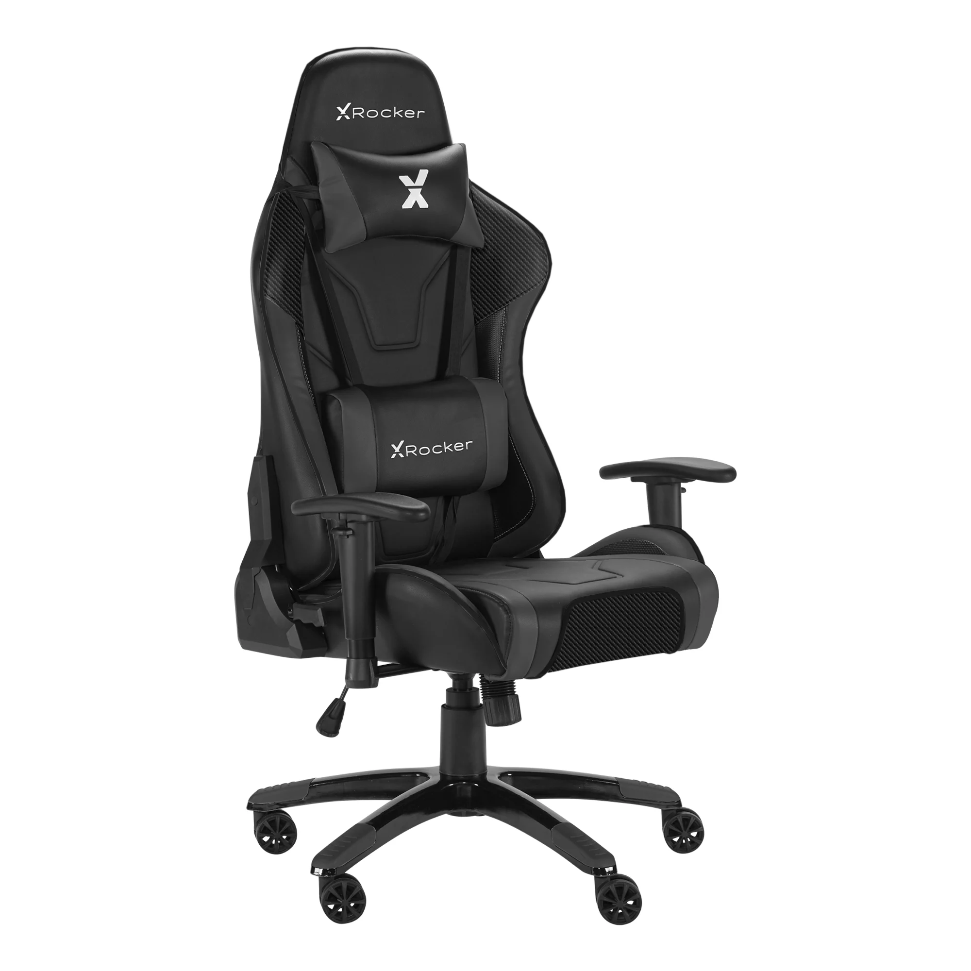 XROCKER AGILITY SPORT ESPORT PC OFFICE GAMING CHAIR - CARBON BLACK - Gratis frakt v:8970702