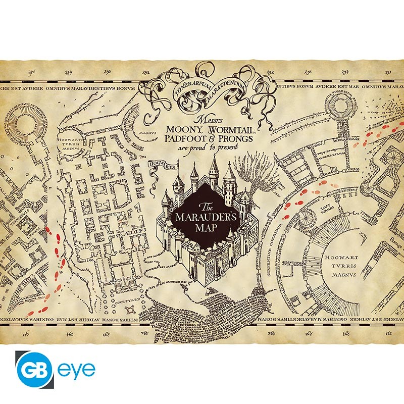 HARRY POTTER - Parchment poster - Marauder's Map v:3375947