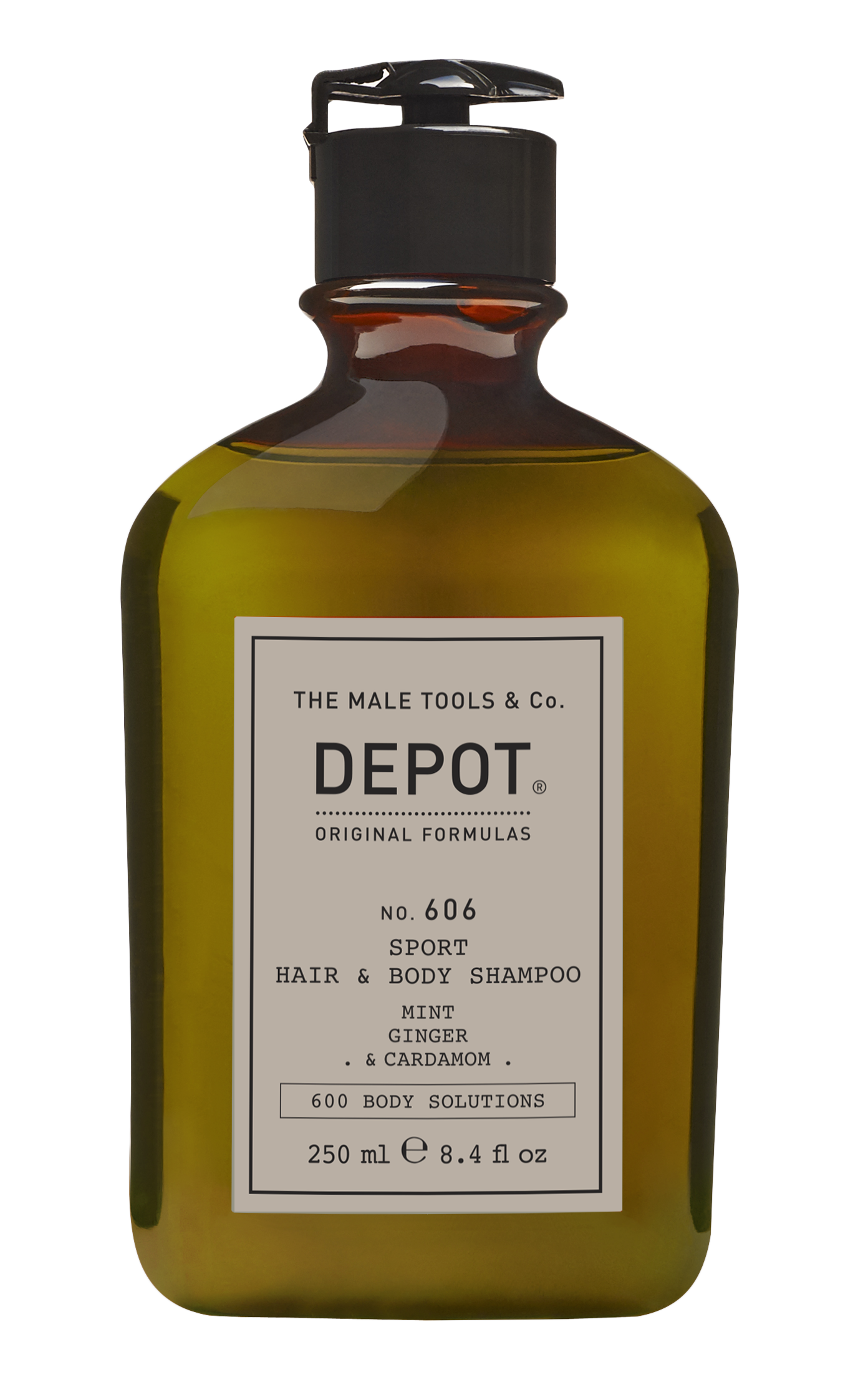 Depot - No. 606 Sport Hair & Body Shampoo - 250 ml - 250 v:6024852