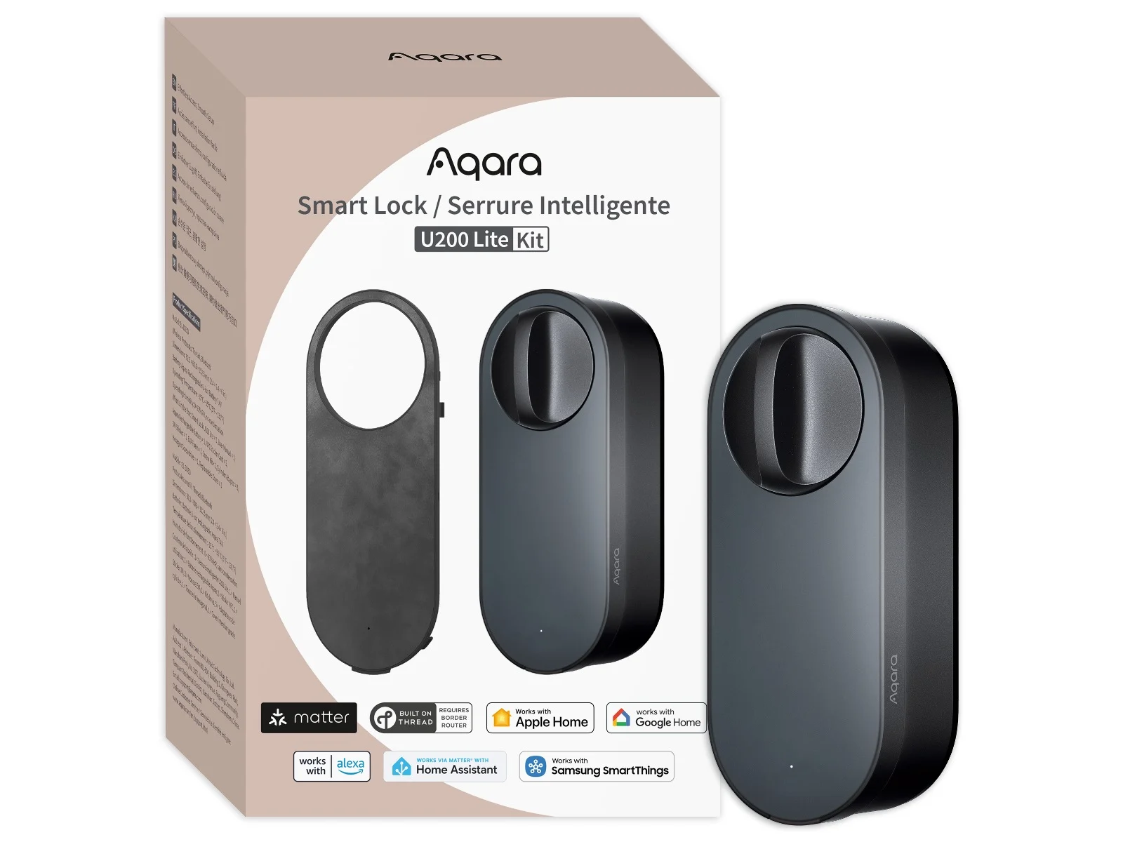 Aqara Smart Lock U200 Lite Kit – Nøkkelfri Smartlås til Dør - Gratis frakt v:4200213