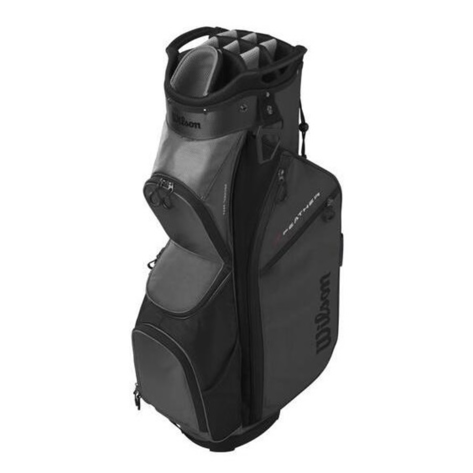 Wilson – Feather Cartbag – Black/Grey – Gratis frakt v:5626681
